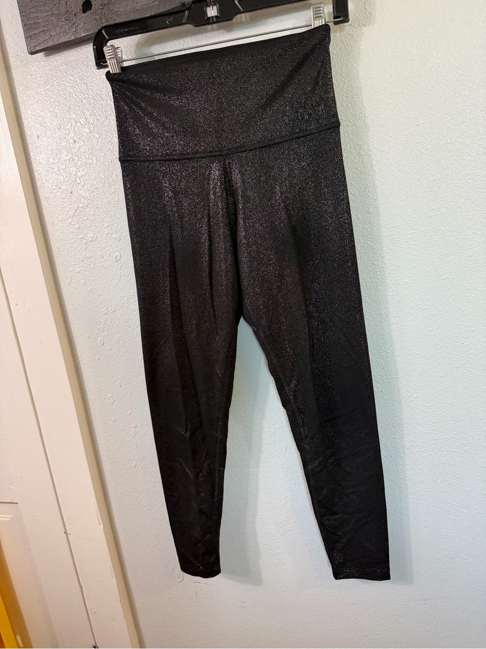 PINK Victoria's Secret High-Waist Shimmer Leggings - Black